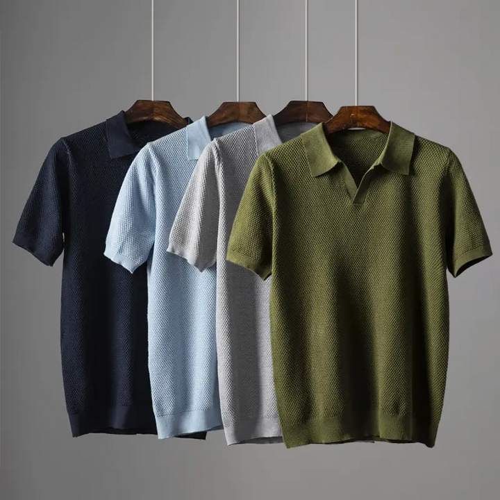 Aaron | Stylish Short Sleeve Polo Shirt