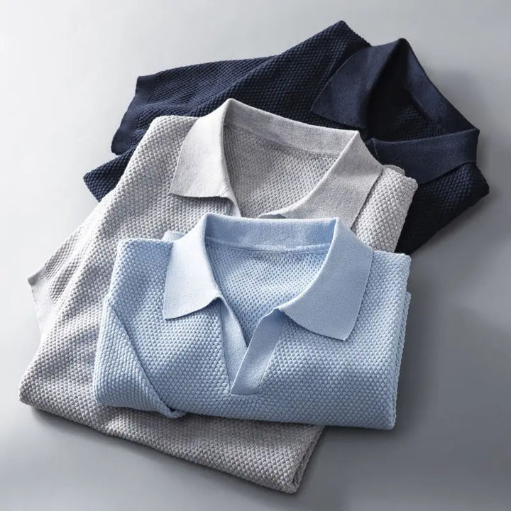 Aaron | Stylish Short Sleeve Polo Shirt