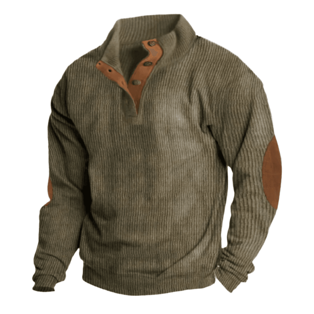 FRIEDRICH® | Ribbed Button Sweater - Elle Toronto