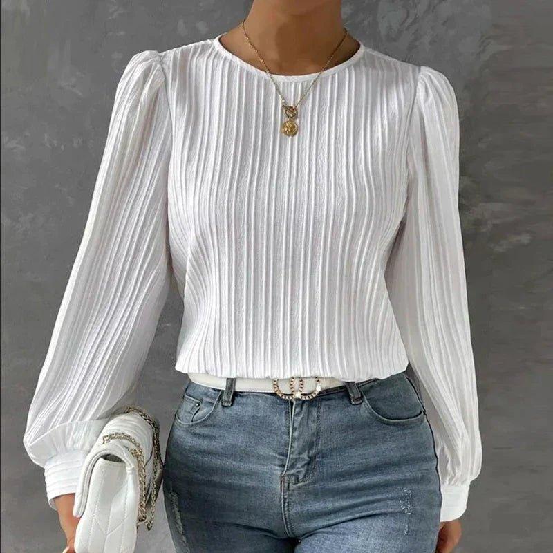 SAVANNAH® | Stylish Pleated Blouse - Elle Toronto