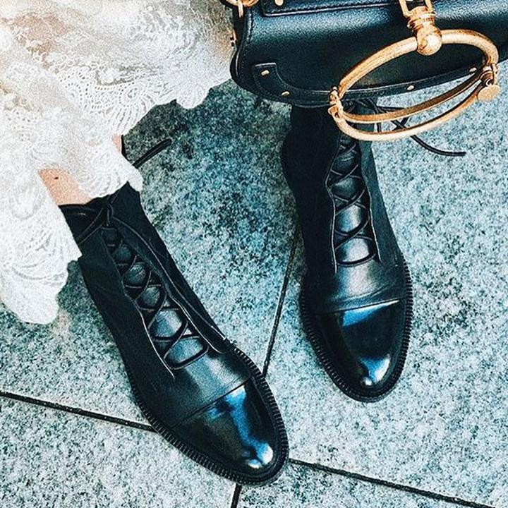SCARLETT® | Elegant Leather Ankle Boots - Elle Toronto