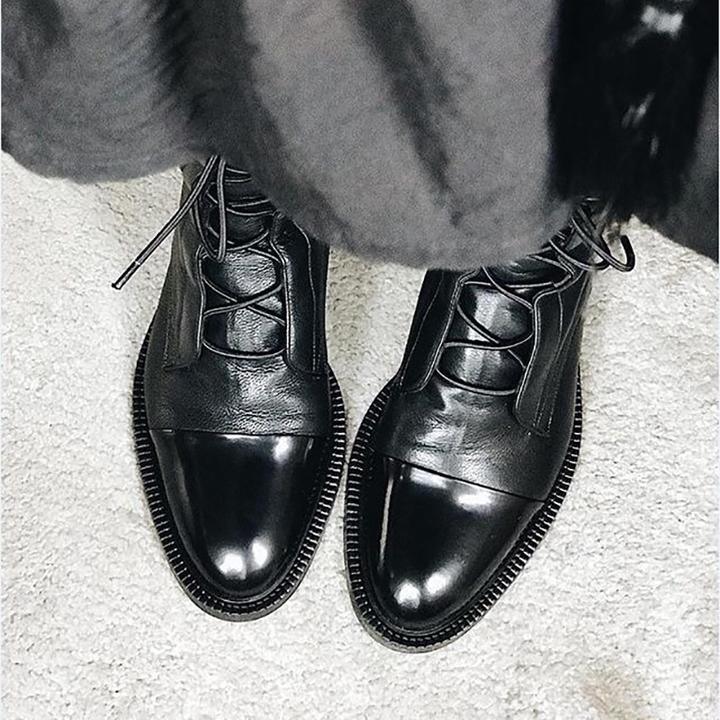 SCARLETT® | Elegant Leather Ankle Boots - Elle Toronto