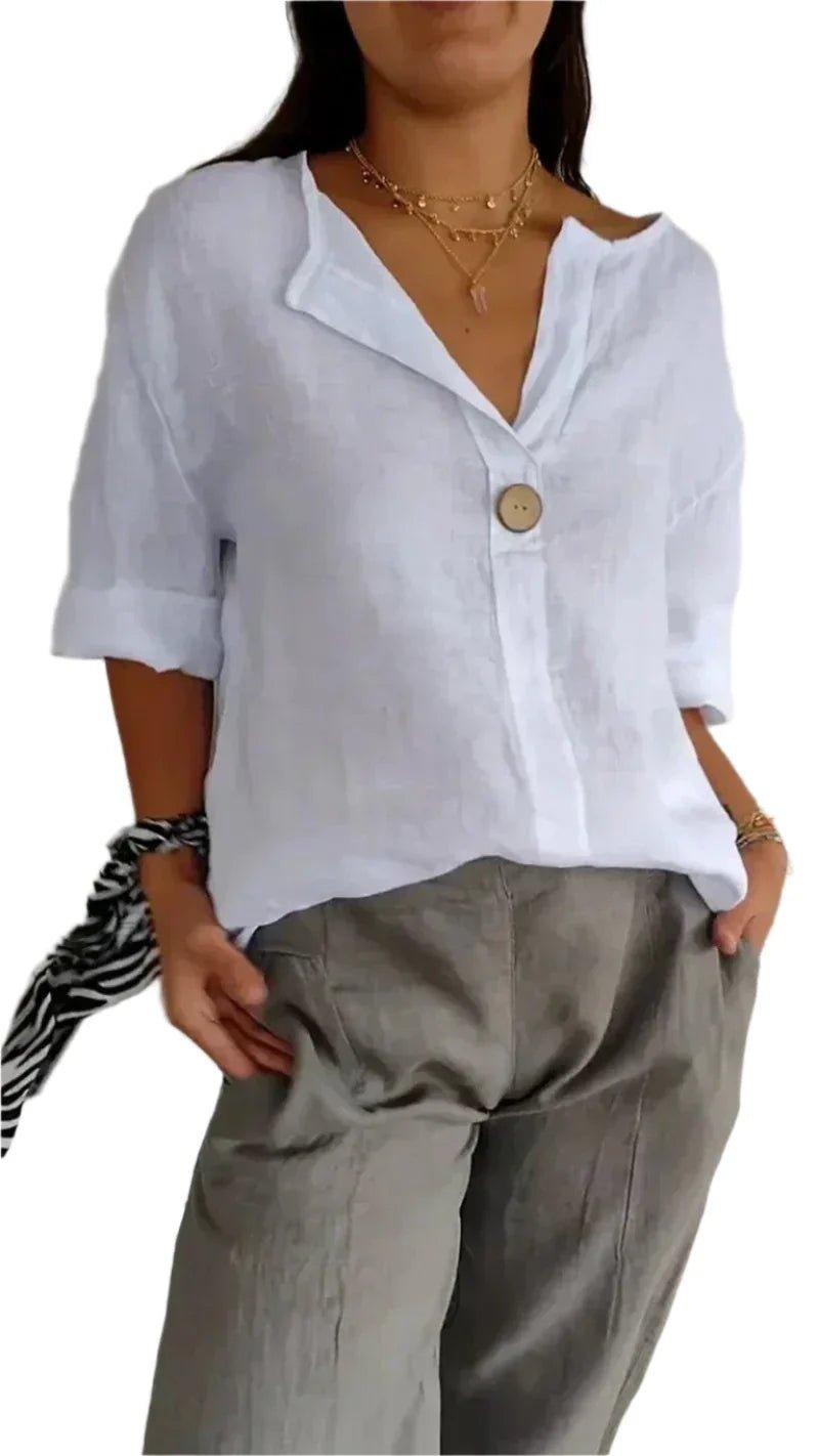 VOGUE® | Classic Linen Shirt - Elle Toronto